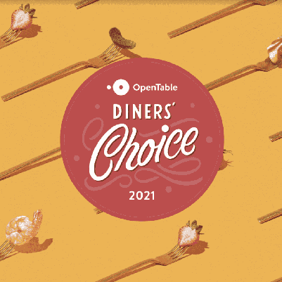 Open Table Diners' Choice Award 2021